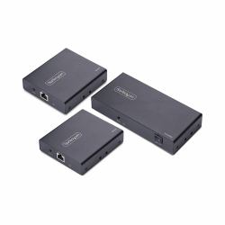 StarTech.com 2-Port HDMI Extender and Splitter Over CAT6, 4K 60Hz, Up to 230ft [70m], 1x2 HDMI over Ethernet Distribution Kit with IR and Power Over Cable (2-PORT HDMI EXTENDER/SPLITTER - - 1X2 HDM...