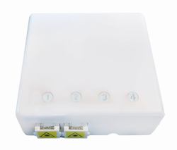EFB Elektronik FTTH-BOX-IN-6 network junction box White (FTTH BOX 4C-SC-S OR LC-D80X80 - WITH MANAGEMENT CRIMP VERSION)
