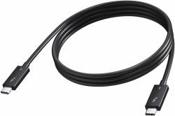 Vision TC 2MUSBCTB4/BL Thunderbolt cable 2 m 40 Gbit/s Black (Vision - USB cable - USB-C [M] to USB-C [M] - USB 3.2 Gen 1 - 5 A - 2 m - 8K60Hz support - black)