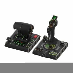 Turtle Beach VelocityOne Flightdeck - Universal HOTAS Simulation Joystick and Throttle with Touch Display, Stick Mounted HUD and Contactless Sensors for Air and Space Combat on Windows 10 and 11 (T...