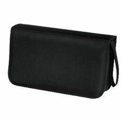Hama CD Wallet Nylon 80, black 80 discs (CD/DVD/BLU-RAY WALLET 80 BLACK)