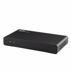 Lindy 43424 AV conferencing bridge 3840 x 2160 pixels Ethernet LAN Black (MEETING ROOM DOCK 60W - NAHTLOSE KONNEKTIVITT MIT 4K HDM)