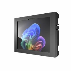 Compulocks Surface Pro Copilot+ PC 12", Apex Secured Enclosure Wall Mount - Black (Compulocks - Enclosure - exposed front/back camera and sensors, tilting - for tablet - secure - lockable - metal f...