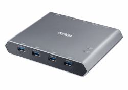 ATEN 2-Port 4K DisplayPort USB-C KVM Dock Switch with Power Pass-through (Aten 2-Port 4K USB-C KVM Dock Switch U)