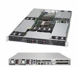 Supermicro SuperServer 1028GR-TRT LGA 2011-v3 Rack [1U] Black (1U BARE 2XEON V3 C612 4X2.5HS,Sockel: 2xLGA 2011/ FSB: 1800 MHz/ Chipsatz: Intel/ RAM-Typ: DDR 3 max.: 1TB/ 16x Bï¿½nke/ Slots: 4 P...