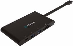 prokord PD-DOCKM08 laptop dock/port replicator Wired USB 3.2 Gen 1 [3.1 Gen 1] Type-C Black 