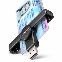 Axagon CRE-SMPA USB-A Smart / ID card PocketReader (AXAGON CRE-SMPA USB Smart Card PocketR)