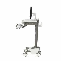 Ergotron Mosaic LCD Riser Cart, Non-powered 19.5 kg White, Grey 63.5 cm [25"] (MOSAIC LCD CART - TIER 3 STD 1X2X3)