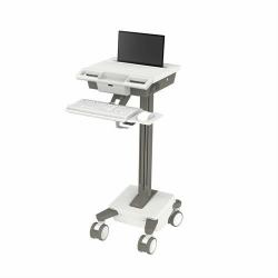 Ergotron Mosaic Laptop Cart, Non-powered 19.5 kg White, Grey 43.2 cm [17"] (MOSAIC LAPTOP CART - TIER 3 STD 2X2X1)
