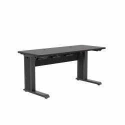 Middle Atlantic ForumTM Rectangle Table for 2 People, 30" Seated Height, Asian Night Table Top with Dark Table Base (FORUM TABLE IN RECTANGLE SHAPE 66 INCH)
