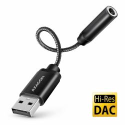 Axagon ADA-HA USB-A to 3.5mm jack Hi-Res DAC Audio Adapter, 384kHz/32bit, Stereo (AXAGON ADA-HA USB-A to 3.5mm jack Hi-R)
