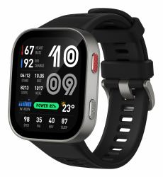 Amazfit Bip Max 5.26 cm [2.07"] AMOLED Digital 432 x 514 pixels Touchscreen Silver Wi-Fi GPS [satellite] (Amazfit Bip Max Smartwatch silver)