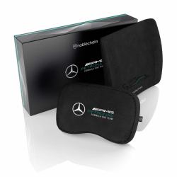 noblechairs Mercedes-AMG Petronas F1 Team Pillow set Black 2 pc[s] (noblechairs Memory Foam Pillow Set - Mercedes AMG Petronas Formula One Team Edit)