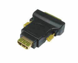 Cables Direct CDL-DV006 cable gender changer DVI-D 19-p HDMI F Black (CDL DVI-D [M] to HDMI [F] Adp Gold)