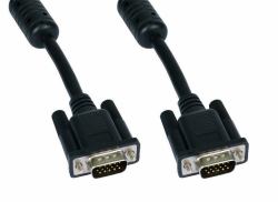 Cables Direct 25m SVGA VGA cable VGA [D-Sub] Black (CDL 25m SVGA Male - Male Cable)