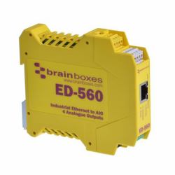 Brainboxes ED-560 digital/analogue I/O module Analog (Brainboxes ethernet to 4 analogue output ED-560)