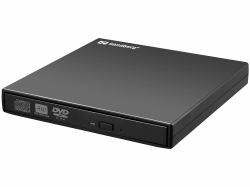 Sandberg USB DVD Drive (USB DVD Drive - USB Mini DVD Burner, Black, - Desktop/Notebook, DVD Super Multi, USB 2.0, - Warranty: 60M)