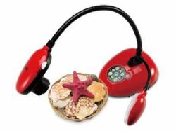 Lumens DC193 document camera Red 25.4 / 3 mm [1 / 3"] CMOS USB 2.0 (DC193 - Gooseneck HD Document Camera with 20 x Optical Zoom and LED Lamp)