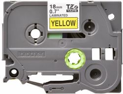 Brother Labelling Tape 18mm (TZE-641 LAMINATED TAPE 18MM 8M - BLACK ON YELLOW)