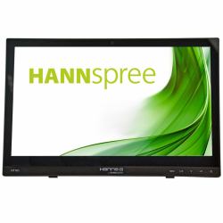 Hannspree HT161HNB computer monitor 39.6 cm [15.6"] 1366 x 768 pixels HD LED Touchscreen Tabletop Black (15.6 10 POINT TOUCH HDMI HARDGLASS)