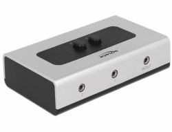 DeLOCK 87699 audio switch Black, Grey (Delock Switch Stereo Jack 3.5 mm - aud)