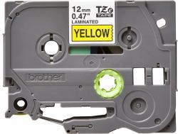 Brother TZE-631 label-making tape Black on yellow (OEM Brother TZE631 Black on Yellow Label Tape 12mmx8m)