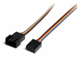 StarTech.com 12in 4 Pin Fan Power Extension Cable - M/F (12IN 4 PIN FAN POWER EXTENSION - CABLE)
