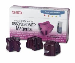 Xerox Genuine Phaser 8560 / 8560MFP Magenta Solid Ink [3,400 pages] - 108R00724 (XEROX 8560 3pack INK MAGENTA XEROX 8560)