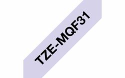 Brother TZE-MQF31 label-making tape Black (Tze-Mqf31 Label-Making Tape - Black - Warranty: 12M)