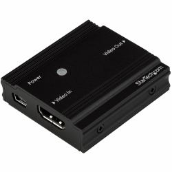 StarTech.com HDMI Signal Booster - HDMI Extender - 4K 60Hz (Startech 115 ft. [35 m] 4K HDMI Extender - HDMI Extender - Up To 4K60 - Amplifier/Booster - HDMI to HDMI Booster [HDBOOST4K] - Video/audi...