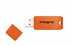 Integral 8GB USB2.0 DRIVE NEON ORNG (8GB USB2.0 DRIVE NEON ORNG INTEGRAL)