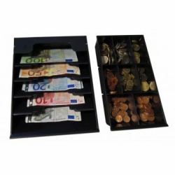 apg Solutions VPK-15B-26-BX cash tray Black (FIXED TILL ASSEMBLY EURO - 5X8 INDIVIDUALLY PACKED)