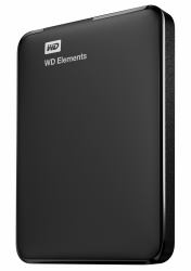 Western Digital Elements Portable external hard drive 2 TB 5400 RPM 2.5" Micro-USB B 3.2 Gen 2 [3.1 Gen 2] Black (WESTERN DIGITAL WD ELEMENTS PORTABLE 2TB - USB 3.0)