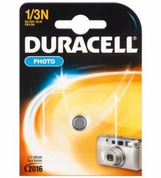 Duracell CR1/3 N [DL1/3 N] 1-BL Single-use battery Lithium (Duracell 3V Lithium Photo Battery 1 Pack)