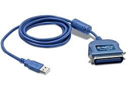Trendnet TU-P1284 parallel cable Blue 2 m (Trendnet USB To Parallel 1284 Converter)