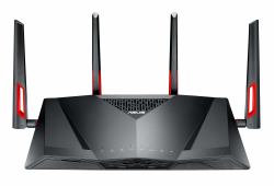 ASUS DSL-AC88U wireless router Gigabit Ethernet Dual-band [2.4 GHz / 5 GHz] Black (ASUS ROUTER ADSL W/L 2167MBPS DSL-AC88U)
