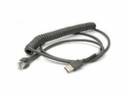 Zebra CBA-UF6-C12ZAR handheld mobile computer accessory (CABLE SHIELDED USB SERIES A - 12IN COILED BC1.2 -30C)