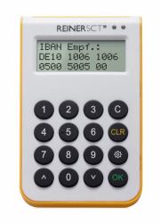 Reiner SCT cyberJack one smart card reader White, Yellow (CYBERJACK ONE - IN)