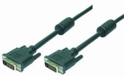 LogiLink 5m DVI-D DVI cable Black 