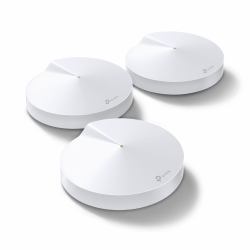 TP-Link AC1300 Deco Whole Home Mesh Wi-Fi System, 3-Pack (AC1300 WHOLE-HOME WLAN SYSTEM - Deco M5, 3-Pack, 1300 Mbit/s, - 10,100,1000 Mbit/s, IEEE 802.11a,IEEE 802.11ac,IEEE 802.11b,IEEE 802.11g,IE...