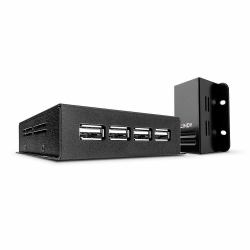 Lindy 50m 4 Port USB 2.0 Cat.6 Extender (USB 2.0 Cat.5 Extender 50m, - Power over RJ45 - Warranty: 24M)