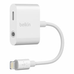 Belkin RockStar White (3.5 MM AUDIO+CHARGE 4in Wht - RockStar, White, 3.5mm, - Lightning, Male, Female - Warranty: 12M)