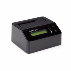 StarTech.com Single Bay Hard Drive Eraser, Standalone HDD/SSD Sanitizer, 4Kn, USB 3.0 to SATA III [6 Gbps], 9 Erase Modes, LCD Display, Secure Erase Hard Disk Sanitizer Dock, DB-9 Printer Port, TAA...
