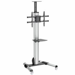 StarTech.com TV Cart - Height Adjustable - Lockable Wheels (TV CART MOBILE DISPLAY STAND - MOBILE VESA MONITOR SCREEN MOUNT)