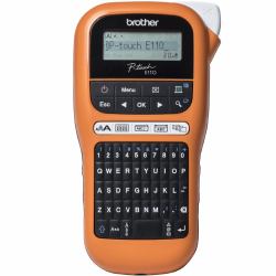 Brother PT-E110 label printer Thermal transfer 180 x 180 DPI 20 mm/sec HGe/TZe QWERTY (Brother P-Touch PT-E110 - etikettemask)