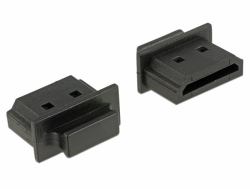 DeLOCK 64029 socket safety cover HDMI A Black 10 pc[s] (Delock HDMI A female - stÃ¸vdÃ¦kke med g)