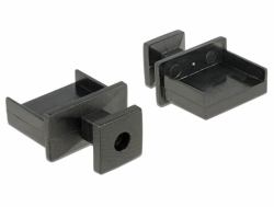 DeLOCK 64009 socket safety cover USB Type-A Black 10 pc[s] (Delock Dust Cover for USB Type-A Femal)
