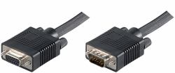 Microconnect MONGH10B VGA cable 10 m VGA [D-Sub] Black (FullHD SVGA HD15 Extension 10m - Extension cable, Black - Resolution : 1920 x 1080p, Double Shielded - Warranty: 300M)