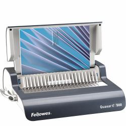 Fellowes Quasar-E 500 Electric Comb Binder (Comb Binding Machine Quasar E 500 230v EU/UK)