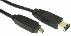 Cables Direct 3m firewire 6 Pin - 4 Pin 4-p 6-p Black (CDL 3m Firewire 6 Pin - 4 Pin)